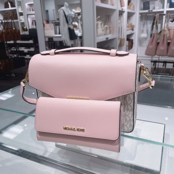 MK Jet Set Travel Crossbody Wallet + Bag - Picture 3 of 10